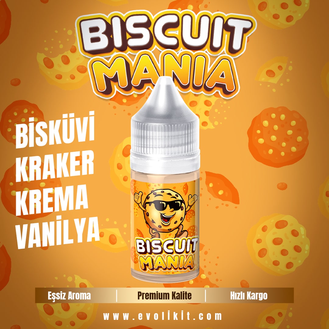 Biscuit mania bisküvi aromalı kaliteli likit satın al