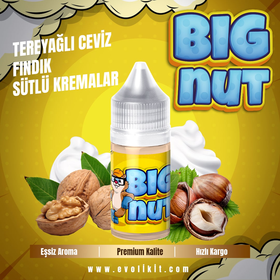 big nut ceviz fındık aromalı elektronik sigara likit sitesi