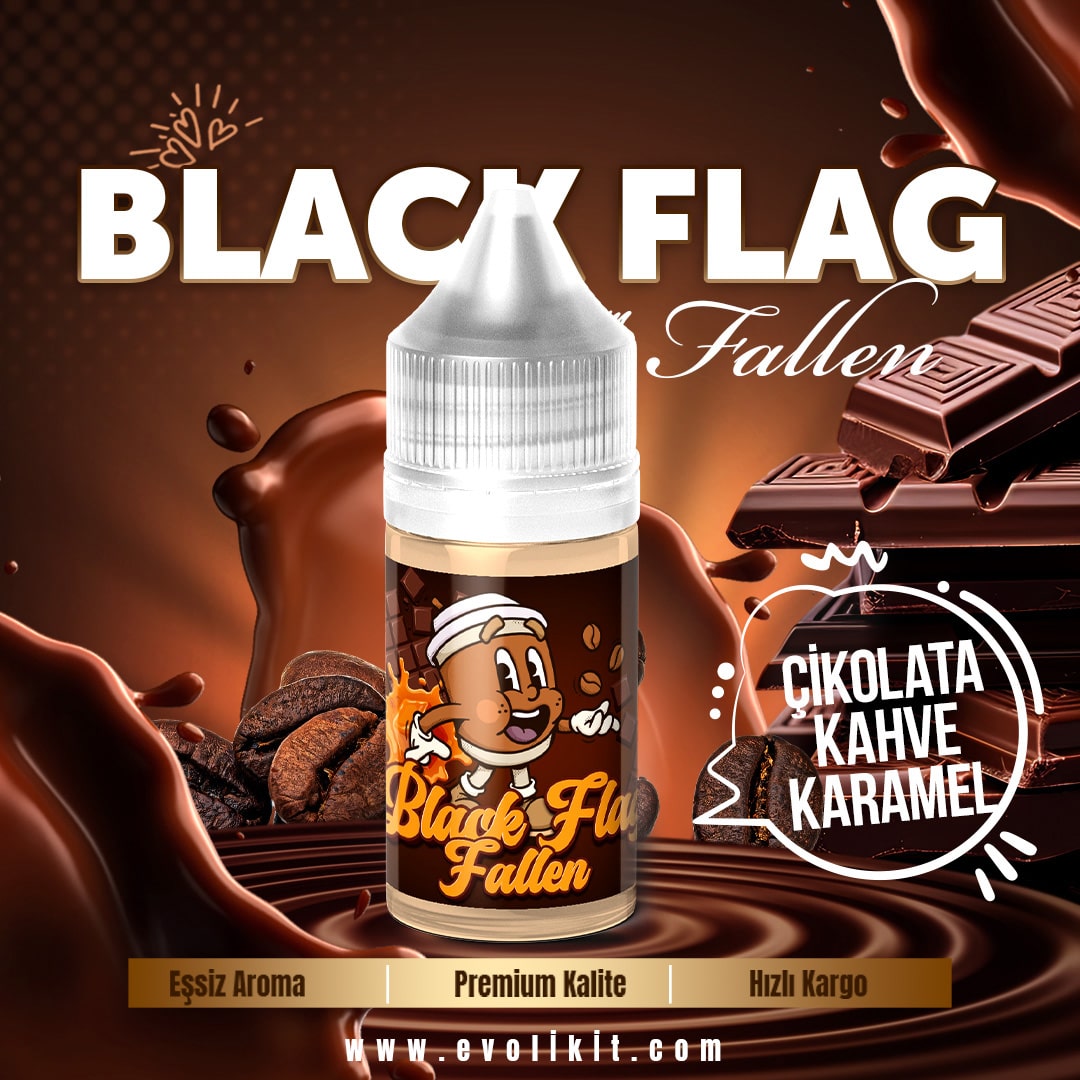 black flag fallen kahveli çikolatalı likit sitesi