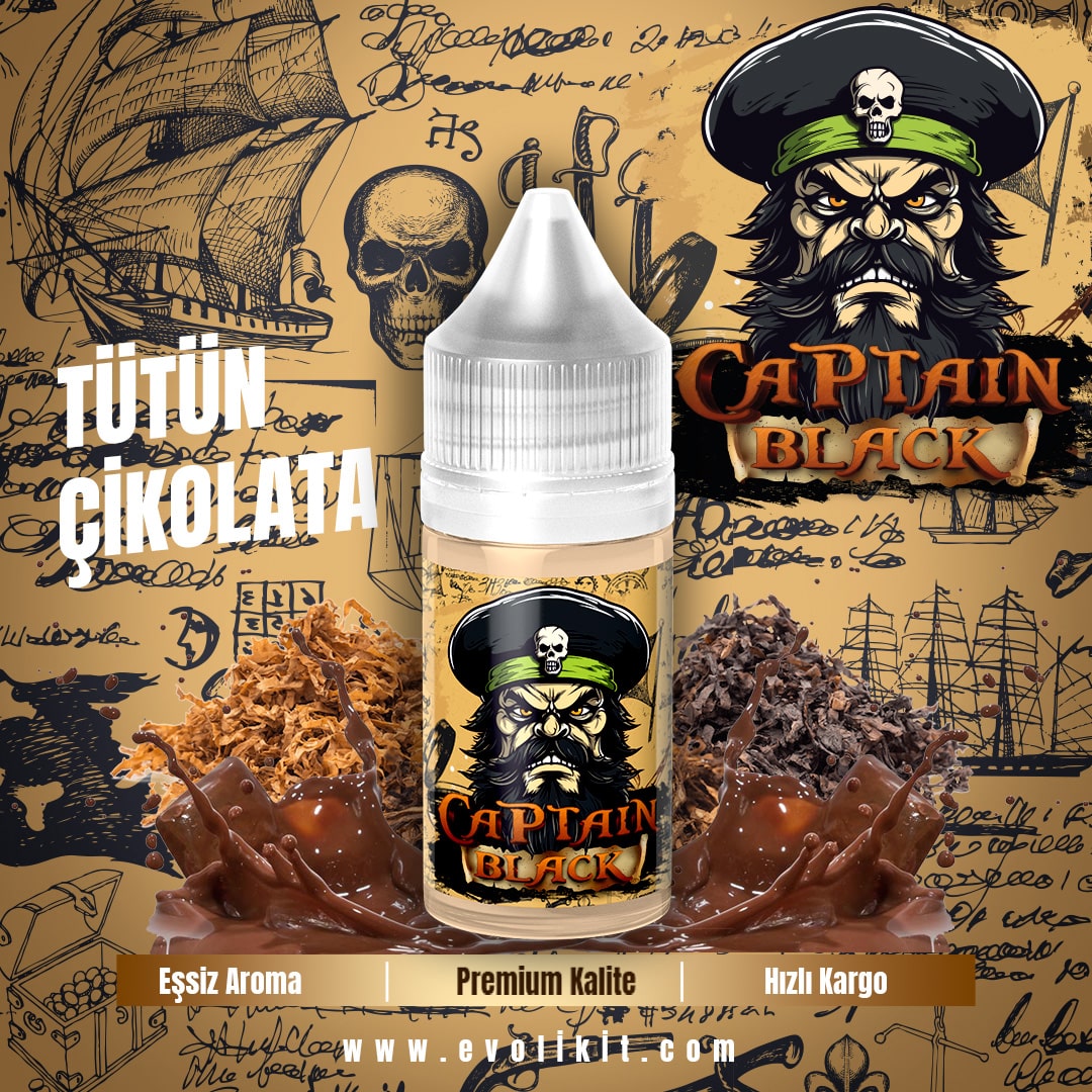 captain black tütün ve çikolata aromalı elikit